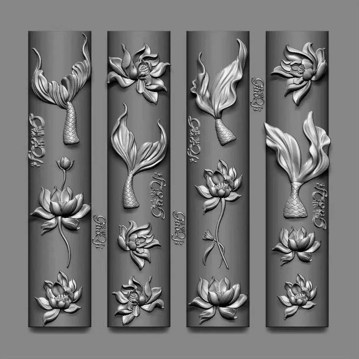1pc Bowknot Candles Jellyfish Shell Rose Leaf  3D Acrylic Mold Nail Art Decoration Nails DIY Design Silicone  Nails Mold