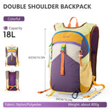 BISINNA 18L Camping Backpack Ultralight Portable Travel Bag for Women and Men Outdoor Hiking Cycling Climbing Fishing