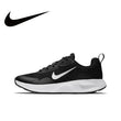 Nike New WearAllDay Low - Zapatillas de running para hombre y mujer, amortiguación de otoño, ligeras y transpirables, color negro 