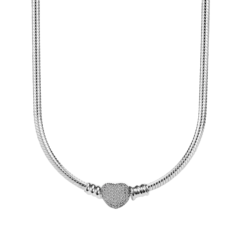 Pulsera de plata de ley 925 para hombre y mujer, adecuada para collares, accesorios elegantes, regalos boutique de alta gama, nuevo 
