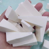 Esponja macia Escova de unhas, Triângulo Branco, Efeito Gradiente, Pintura, Gel, Halo Dyeing Tool, DIY, Maquiagem Manicure, Q9, 20 Pcs, 50Pcs