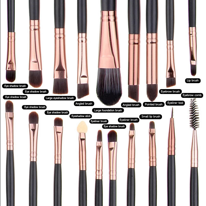 Paleta de sombras fosca brilhante, 120 cores, natural, à prova d'água, duradoura, conjunto de maquiagem com 20 pincéis de maquiagem, kit de cosméticos