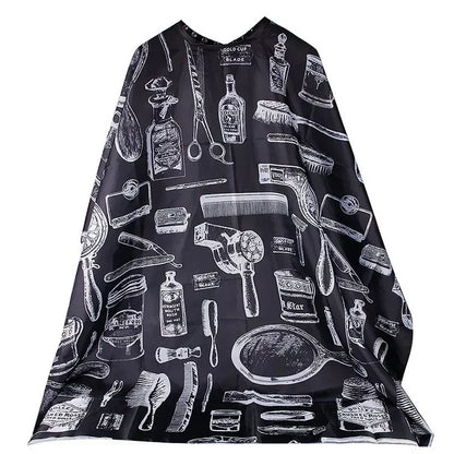 Capa de peluquería de tela impermeable, delantal de peluquería, capa para cortar el pelo, patrón de corte, superventas (2022) 