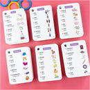 1200 English and Chinese Bilingual Words Learning Cards or Kids Toddler Beginners of English language Montessori Gift
