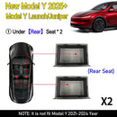 For Tesla New Model Y 2025 Launch Juniper Seat Storage Box Center Console Organizer Bins Front Rear Tray Trash Accessories