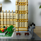 Famous Big Ben Micro Mini Building Blocks Crafted Replica, Leisure and Entertainment Toys Adult Construction Bricks Decoration