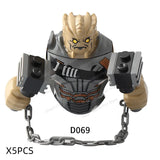 Movie Game Mini Action Figures Big Size Building Block Mecha Assembled Accessories Figure Building Block Toy For Children Gifts