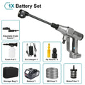 200Bar 6 IN 1 Brushless High Pressure Car Washer Gun Electric High Pressure Washer for Garden Tool Makita 18V Battery