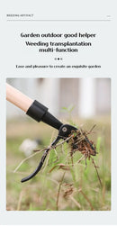 Stand Up Weed Puller Tool with Screw Holes Portable Weeding Head Replacement Gardening Digging Weeder Removal Accessory