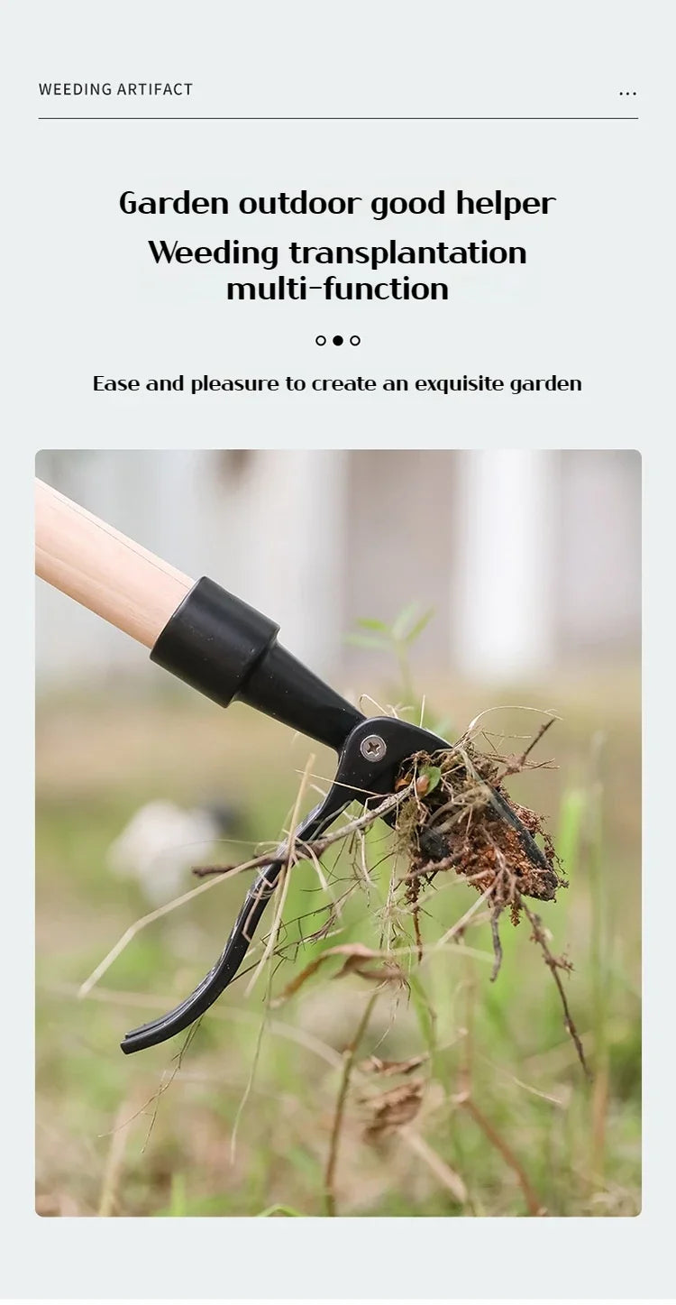 Stand Up Weed Puller Tool with Screw Holes Portable Weeding Head Replacement Gardening Digging Weeder Removal Accessory