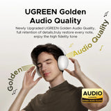 UGREEN Wireless Bluetooth Headphones, 80H Playtime, HiFi Stereo Over-Ear Headphones with Microphone, Bluetooth 5.4