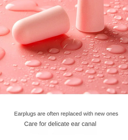 10/24/60pcs Comfortable Earplugs Antinoise Ear Plugs Sleep Noise Reduction Ear Protector for Sleep Soft Foam Earplugs Anti-Noise