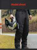 Winter Waterproof Motorcycle Overpants Quick Release Touring Moto Pants Men's Warm Windproof Motorbike Trousers CE Kneepads