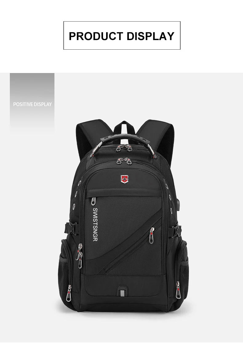 Mochila impermeable para portátil de 17/20 pulgadas 2025, mochila de viaje para hombre y mujer, mochila Oxford, mochila escolar moderna para hombre