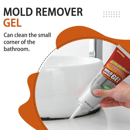Gel removedor de moho químico de 90 g para paredes, limpiador ecológico para duchas, cocinas, fregaderos, paredes y azulejos.