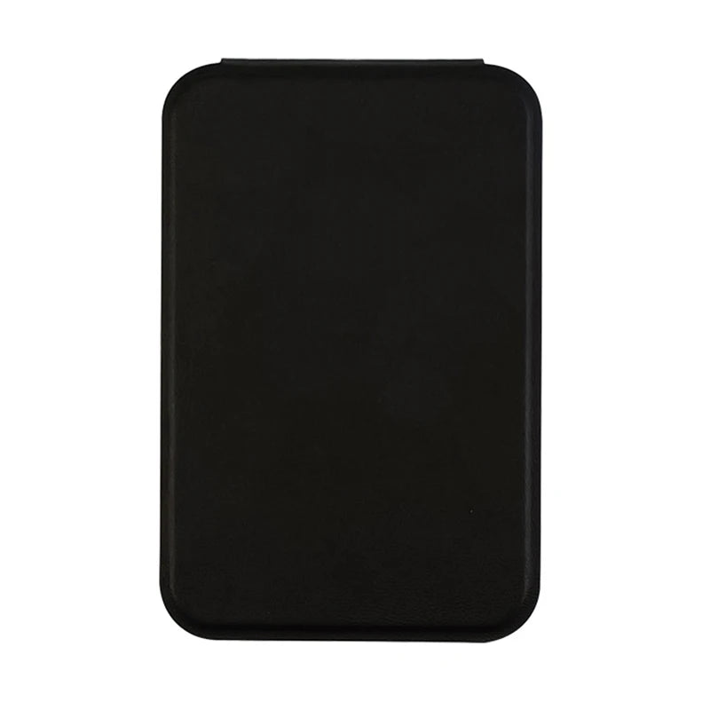 Woman MINI Folding Makeup Mirror High-quality Portable Pocket Makeup Mirror Single-side Creative Women Solid Color Handle Desk
