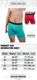 Men Mid-Long Boxer Shorts Sport Underwear Cotton Underpants Sexy Breathable Large Boxershorts Men's Gifts