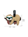 1PCS Cute Small Animal Luggage Label Airport Label Travel Essential Loss Prevention Hanging Label Unisex