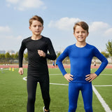 Winter Sports Suit for Kids Quick Drying Thermal Underwear Boys Compression Sportswear Basketball Football Tight Clothing