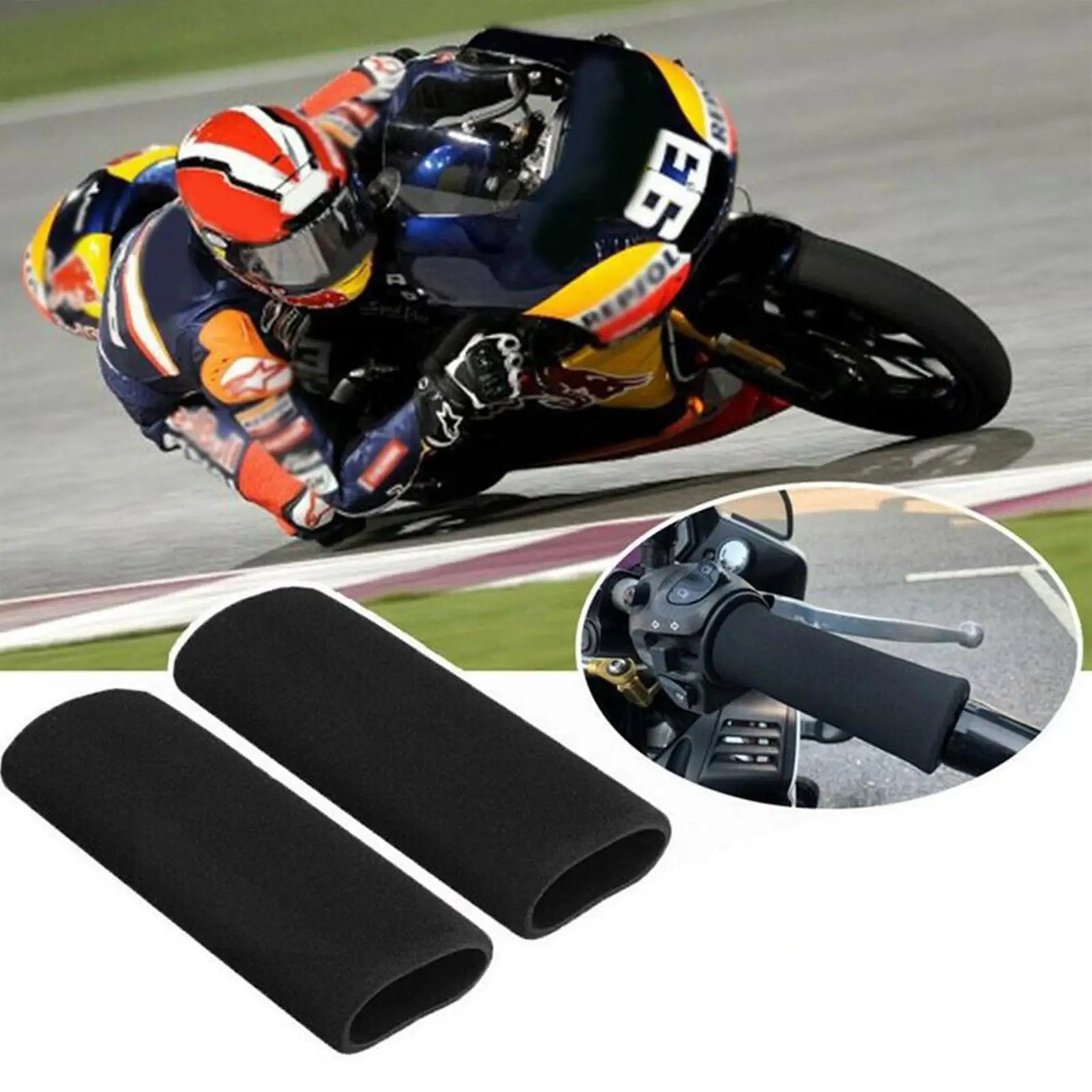 Foam Motorcycle Handle Grip Cover For R1200gs R1250gs Gs R 1200 1250 Gs F650gs Slip On Anti-slip Handlebar Co D3w5