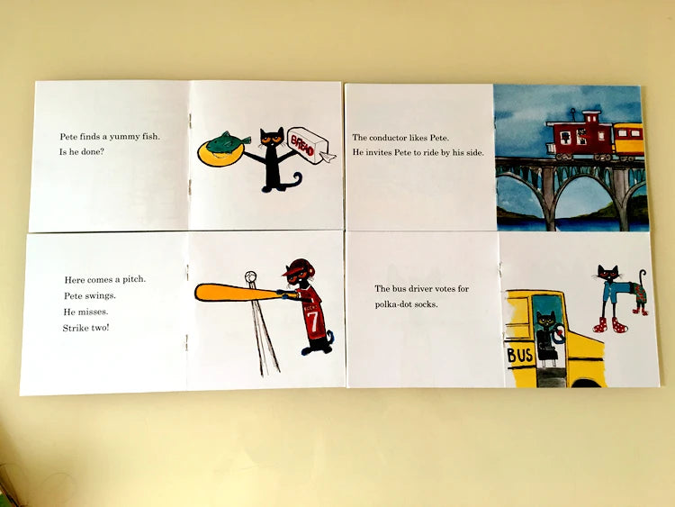 I Can Read Phonics 12 Books/Set My Very First Picture Books English Story Pocket Book for Children Kids Baby Montessori Reading