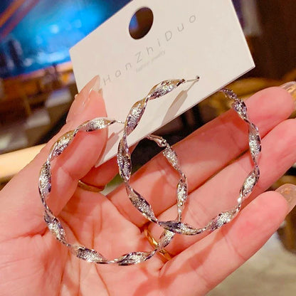 Blue Heart Shaped Zircon Long Tassel Gold Color Ear Wire for Women Elegant Exquisite Temperament Ladies Wedding Party Jewelry