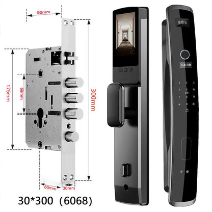 Wishome Biometric Recognition Smart Door Lock remote control Fingerprint Password IC Card APP Wifi Lock Unlock