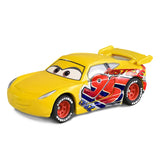 Disney Pixar Cars 3 Hibiscus 1:55 Diecast Metal Car Toy Black Storm Jackson Model Children Cars 2 Toys Boy Christmas Gifts
