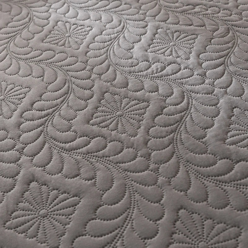 Waterproof Quilted Mattress Cover - Cotton Top, Antibacterial Fiber Fill, TPU Waterproof Layer - A-Class Health Standard