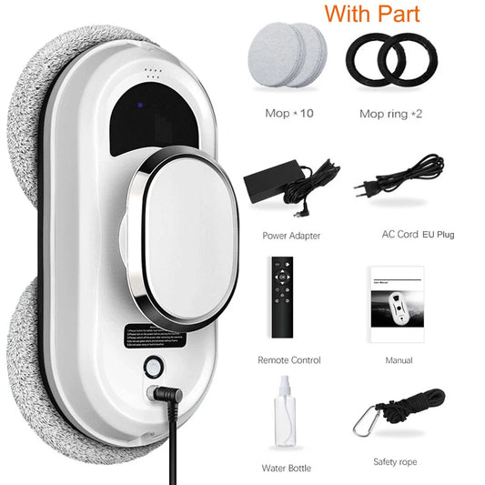 Window Robot Vacuum Cleaner Cleaning Electric Glass Cleaner Remote Control Machine