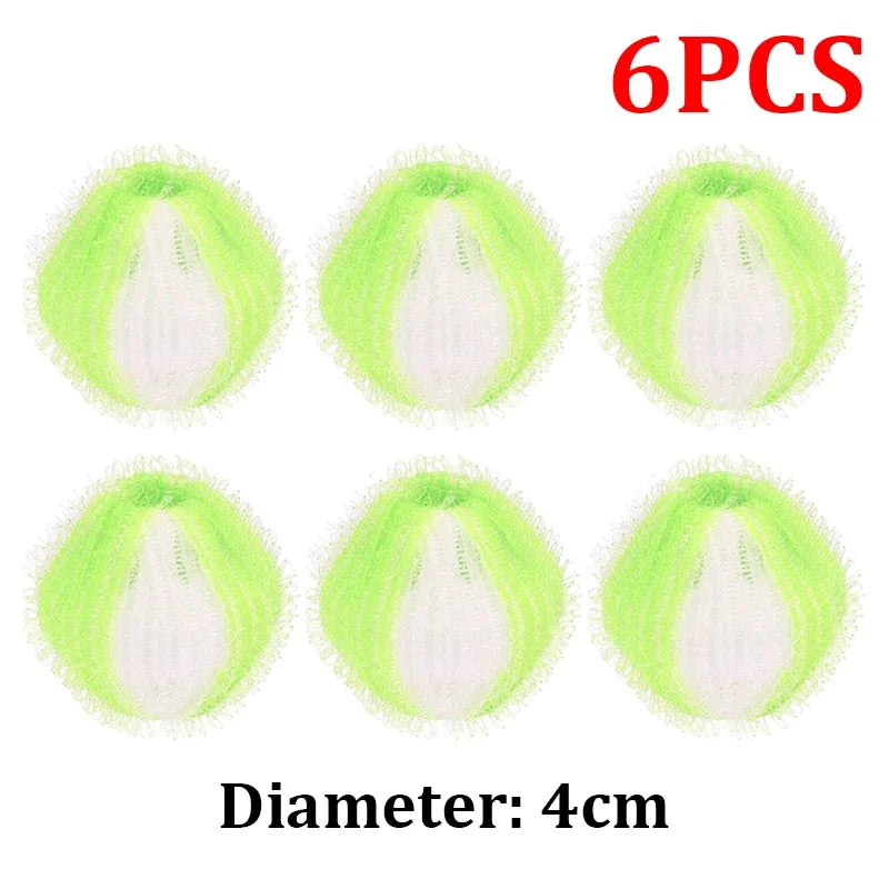 Washing machine lint ball, hair filter, floating lint remover, catcher, reusable dirty collection, cleaning balls, 12 pcs, 6pcs