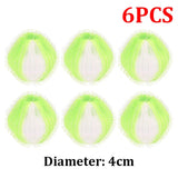 Washing machine lint ball, hair filter, floating lint remover, catcher, reusable dirty collection, cleaning balls, 12 pcs, 6pcs