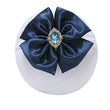 Turbante con lazo grande para recién nacido, diadema con lazo y diamantes de imitación, pañuelos para la cabeza 