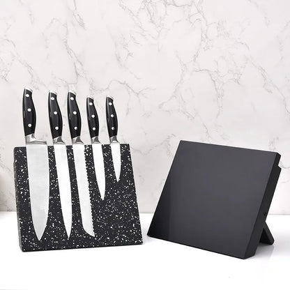 Magnetic Knife Block MDF Board Tableware Organizer Knives Holder Kitchen Accessories Storage
