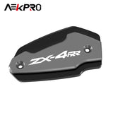 Newest Oil Cup Cover For ZX4R ZX4RR ZX25R Motorcycle Front Brake Fluid Reservoir Cap Master Cylinder Tank Cover zx4r zx4rr