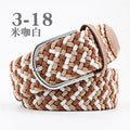 Stretch Woven Belt Unisex Canvas Belts Fashion Casual Student Belt Women Cinturon Male Waistband 105cm