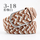 Stretch Woven Belt Unisex Canvas Belts Fashion Casual Student Belt Women Cinturon Male Waistband 105cm
