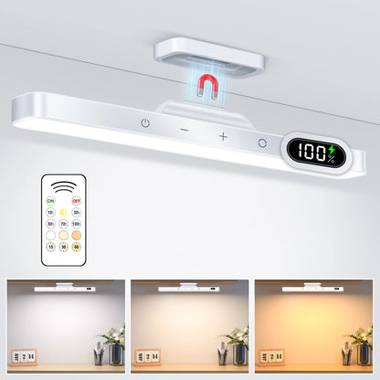 WILLED 5W Luz de espelho regulável 3 cores Luz de maquiagem ajustável com 2500mAh recarregável sob o armário para armário Mesa de cabeceira