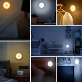 1 Luminária Noturna com Sensor de Movimento – Lâmpada LED Sem Fio para Quarto, Escada, Closet e Decoração de Ambientes
