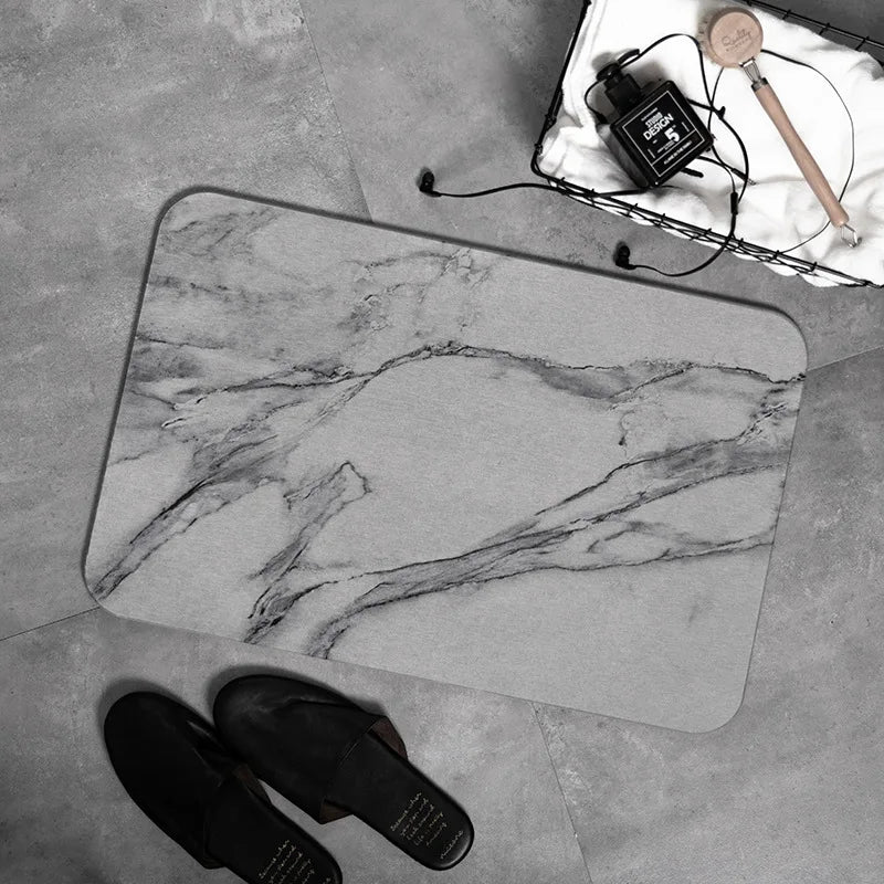Ultra Non Slip Bath Mat Super Absorbent Bathroom Rug Quick Dry Stone Bathroom Mat 100% Diatomaceous Earth Shower Rug ﻿ 발매트