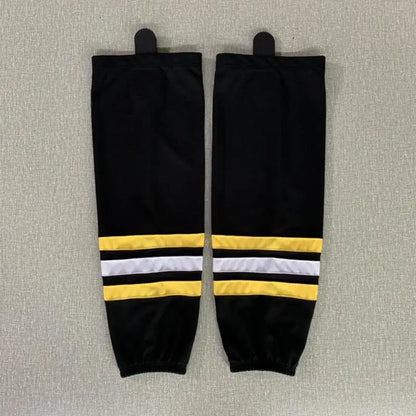 1 Pair Multiple Colors Knit Ice Hockey Socks 100% Polyester Team Training Socks Practice Socks Hockey Equipment Sports Sock