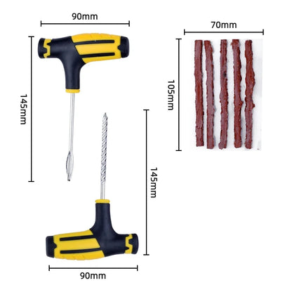 New Car Tire Repair Kit Puncture Plug Tools Tyre Puncture Emergency for Universal Tire Strips Stiring Glue Repair Tool Kit