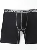 4pcs Set Mid-Long Boxer Shorts Men's Underwear Cotton Breathable Male Underpants for Men Homme Boxershorts Slips Soft Panties