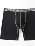4pcs Set Mid-Long Boxer Shorts Men's Underwear Cotton Breathable Male Underpants for Men Homme Boxershorts Slips Soft Panties