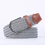 Women's Belt Fashion Casual Woven Elastic Belt Outdoor Sports Military Tactical Strap Climbing Work Belt Unisex Jeans Pants