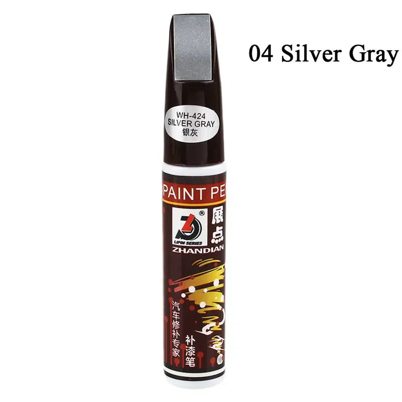 Car Paint Scratches Repair Pen Brush Waterproof Paint Marker Pen Car Tyre Tread Care Automotive Maintain Black White Red Silver