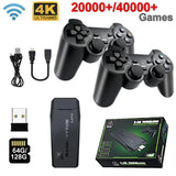 Consola de videojuegos M8 4K con 20.000 juegos integrados, mando inalámbrico, retro, portátil, para PS1, envío directo