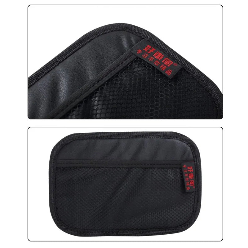 Car Leather Mesh Bag Oxford Fabric Storage Net Bags Car Interior Organizer Phones Coins Keys Storage Auto Stowing Tidying Tools