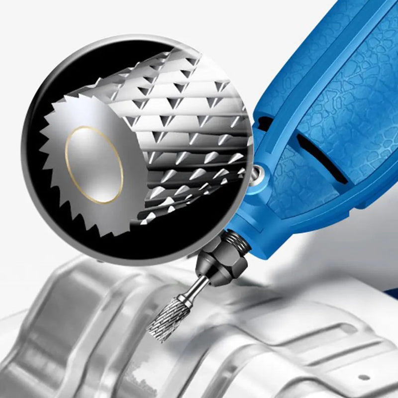 Extra Long 100mm Rotary Rasp File Carving Grinder Abrasive Tools Carbide Burr Alloy Bits Milling Cutter Drill For Metal Wook