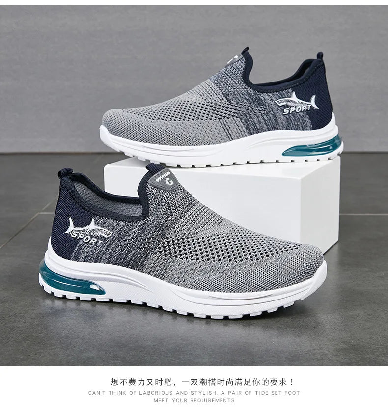 Men's summer shoes 2025 new lazy shoes breathable mesh casual sports shoes man comfortable cheap shoes clearance free shipping